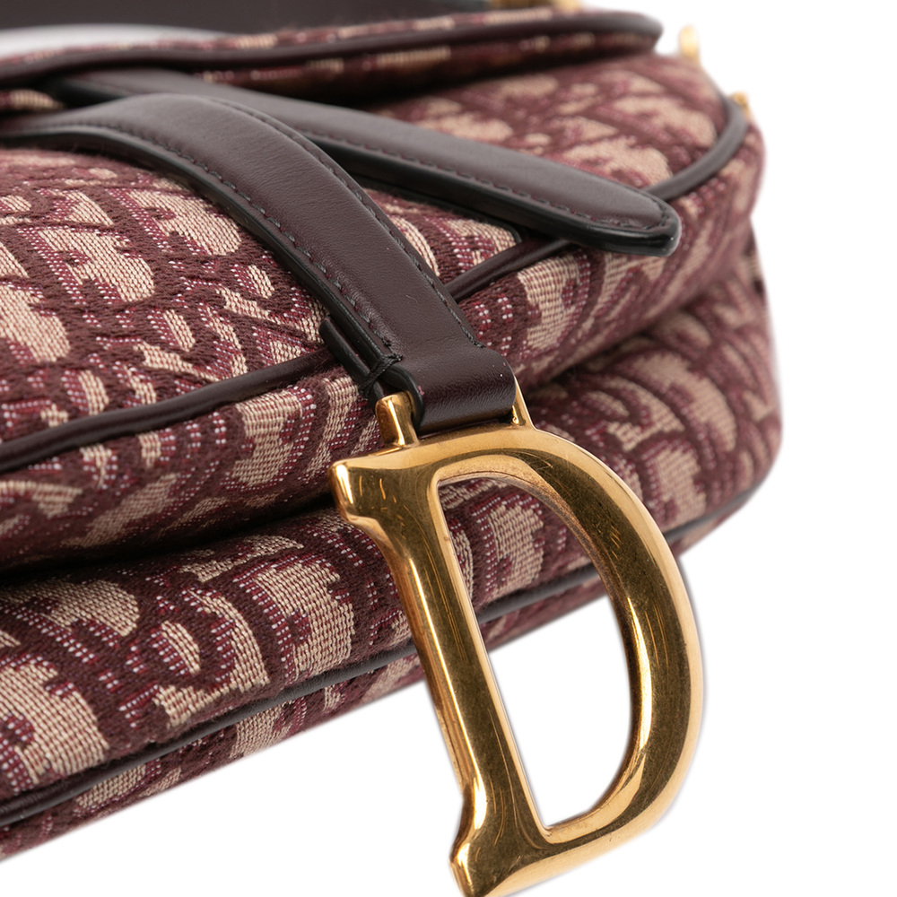 Pre-Loved Dior Oblique Canvas Saddle Bag - Picture 7 of 11